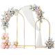 ARCHES DE MARIAGE METAL OR  HAUTEURS 220 180 140 CM X3