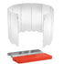 PARE-VENT PLIABLE POUR RÉCHAUD DE CAMPING ALUMINIUM 10 PANNEAUX 8,4X26CM