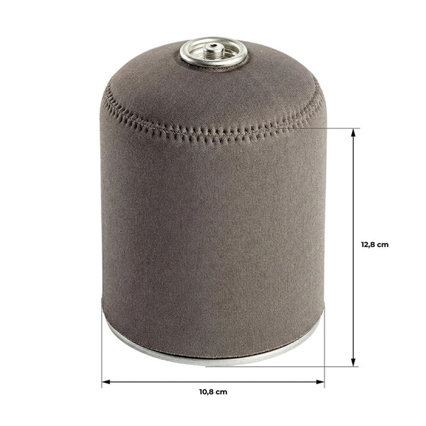 HOUSSE DE PROTECTION CARTOUCHE DE GAZ NEOPRENE GRAPHITE Ø10,5X7,2CM (3)