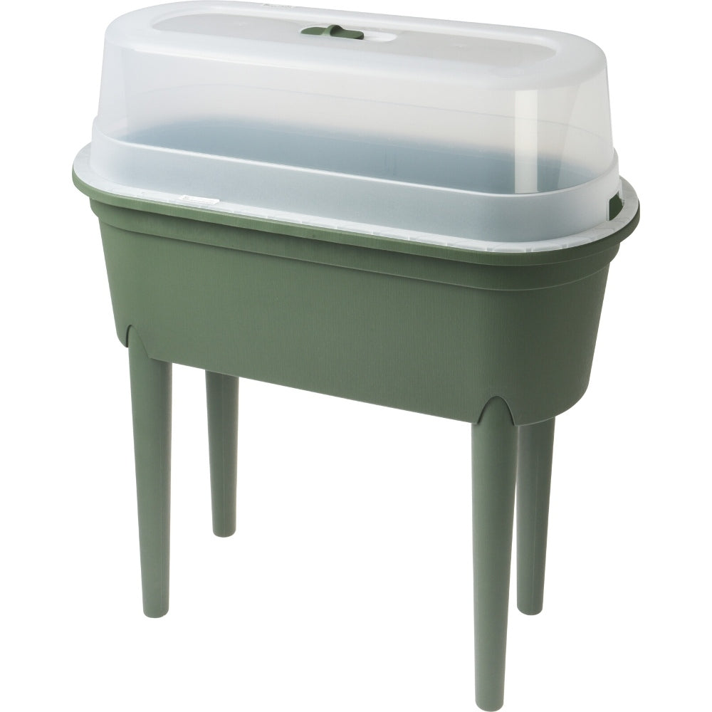 SERRE JARDINIÈRE SUR PIEDS POLYPROPYLÈNE 77 × 38 × 84 cm