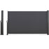 PARAVENT DOUBLE RÉTRACTABLE GRIS 6X1,6 M