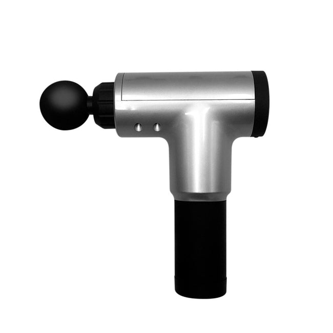 Pistolet De Massage Musculaire Portable - Gris - Pour Tissus Profonds Et Visage