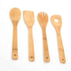 USTENSIBLES DE CUISINE BAMBOU X4
