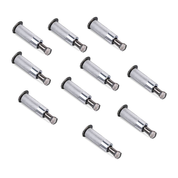 PITONS ESCAMOTABLES INOX X10