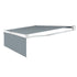 STORE BANNE 2 EN 1 GRIS 4 X 3 M