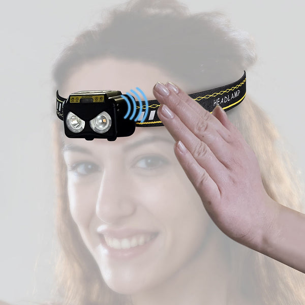 LAMPE FRONTALE RECHARGEABLE SENSEUR (3)