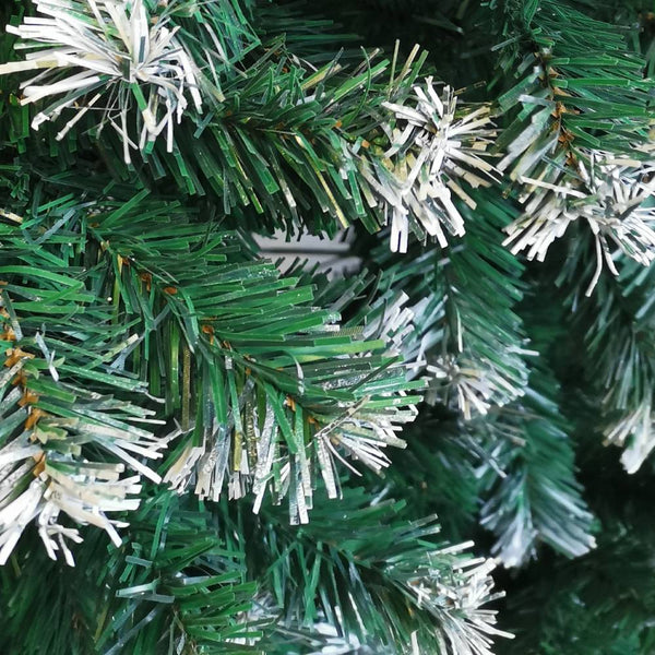 SAPIN DE NOËL TRADITION VERT POINTES BLANCHES (2)