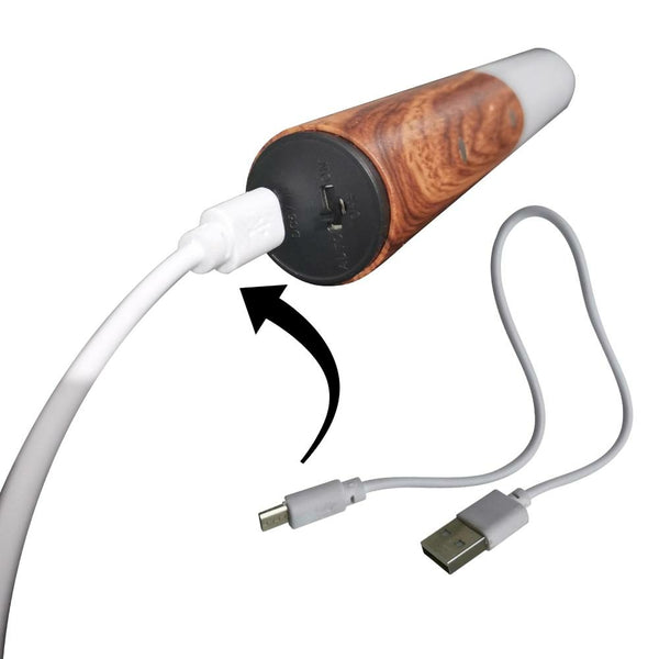 LAMPE D'APPOINT RECHARGEABLE BOIS (2)