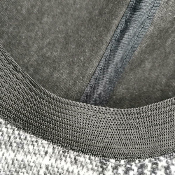 BÉRET CASQUETTE PLATE GRIS (1)