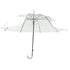 PARAPLUIE TRANSPARENT BLANC Ø 90 CM