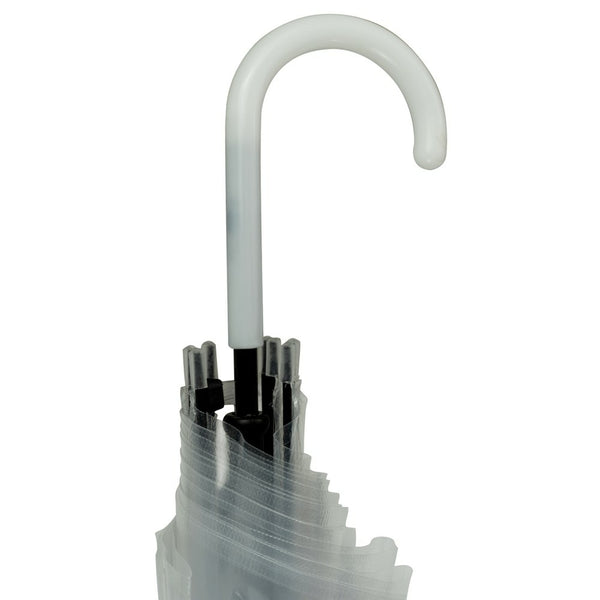 PARAPLUIE TRANSPARENT BLANC Ø 90 CM (1)