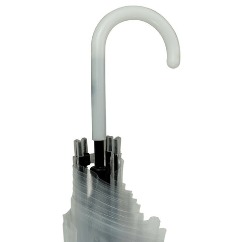 PARAPLUIE TRANSPARENT BLANC Ø 90 CM (1)