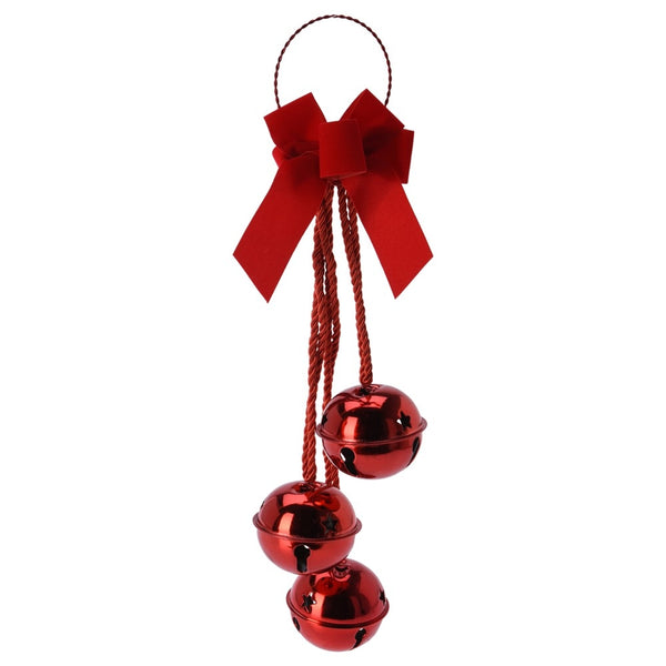 SUSPENSION 3 CLOCHETTES 46 CM & SUSPENSION 3 CLOCHETTES 46 CM ROUGE