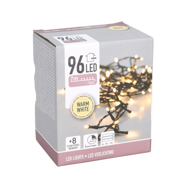 GUIRLANDE EXTÉRIEUR 96 LED À PILES (2)