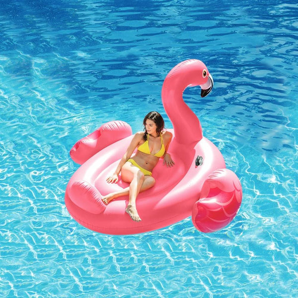 BOUÉE GÉANTE FLAMANT ROSE (1)