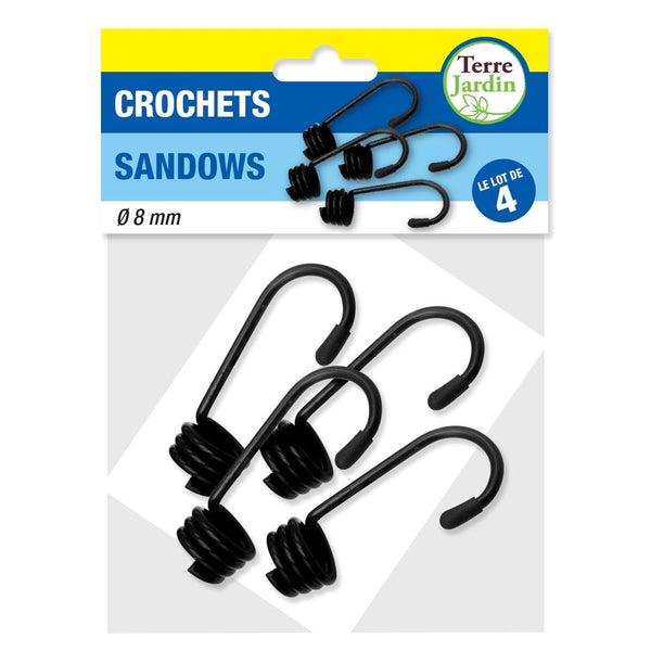 CROCHETS POUR SANDOWS 8 MM X4