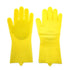 GANTS ÉPONGE SILICONE JAUNE