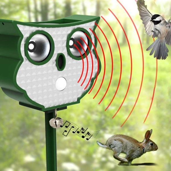 REPOUSSE NUISIBLES SOLAIRE HIBOU (3)