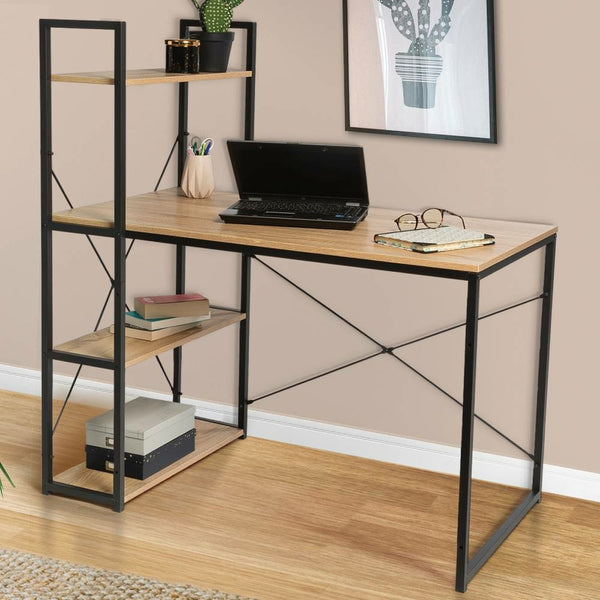 BUREAU MEMPHIS AVEC ETAGERES (4)