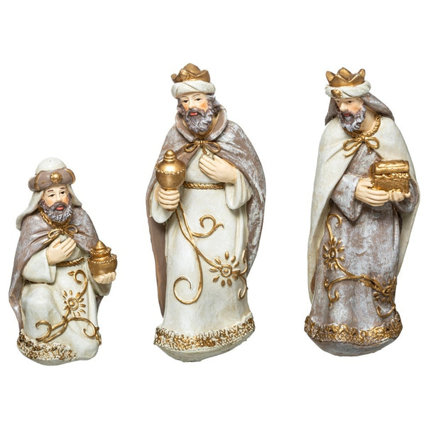 CRÈCHE 11 SANTONS BLANCS (3)