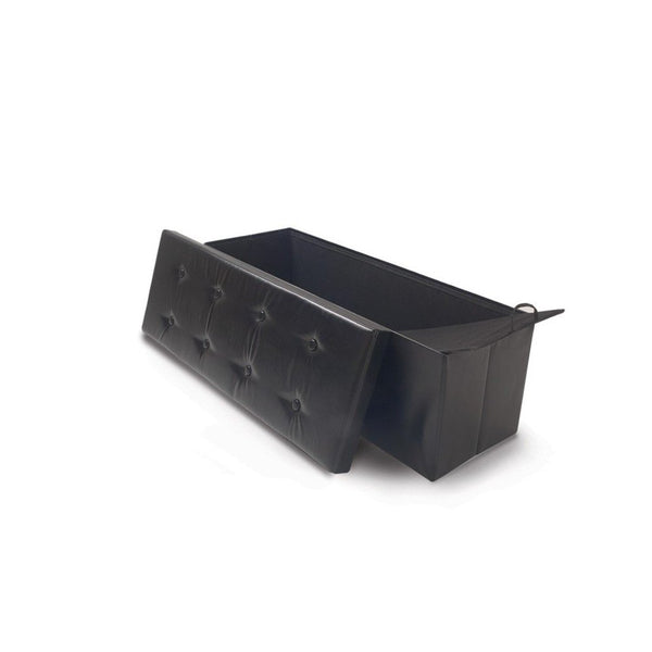 BANC COFFRE DE RANGEMENT IMITATION CUIR