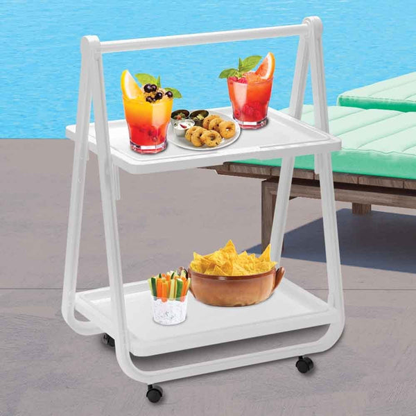 GRANDE DESSERTE PLIANTE AVEC ROULETTE (3)