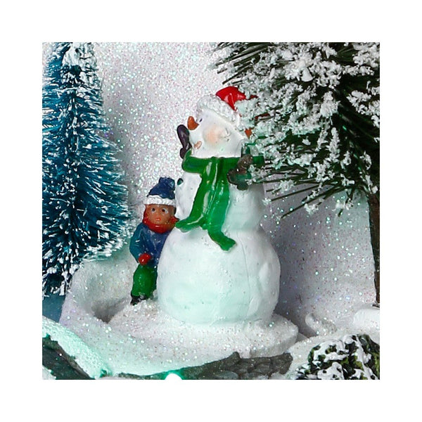 VDN A PILES MAISON AVEC BONHOMME DE NEIGE (2)
